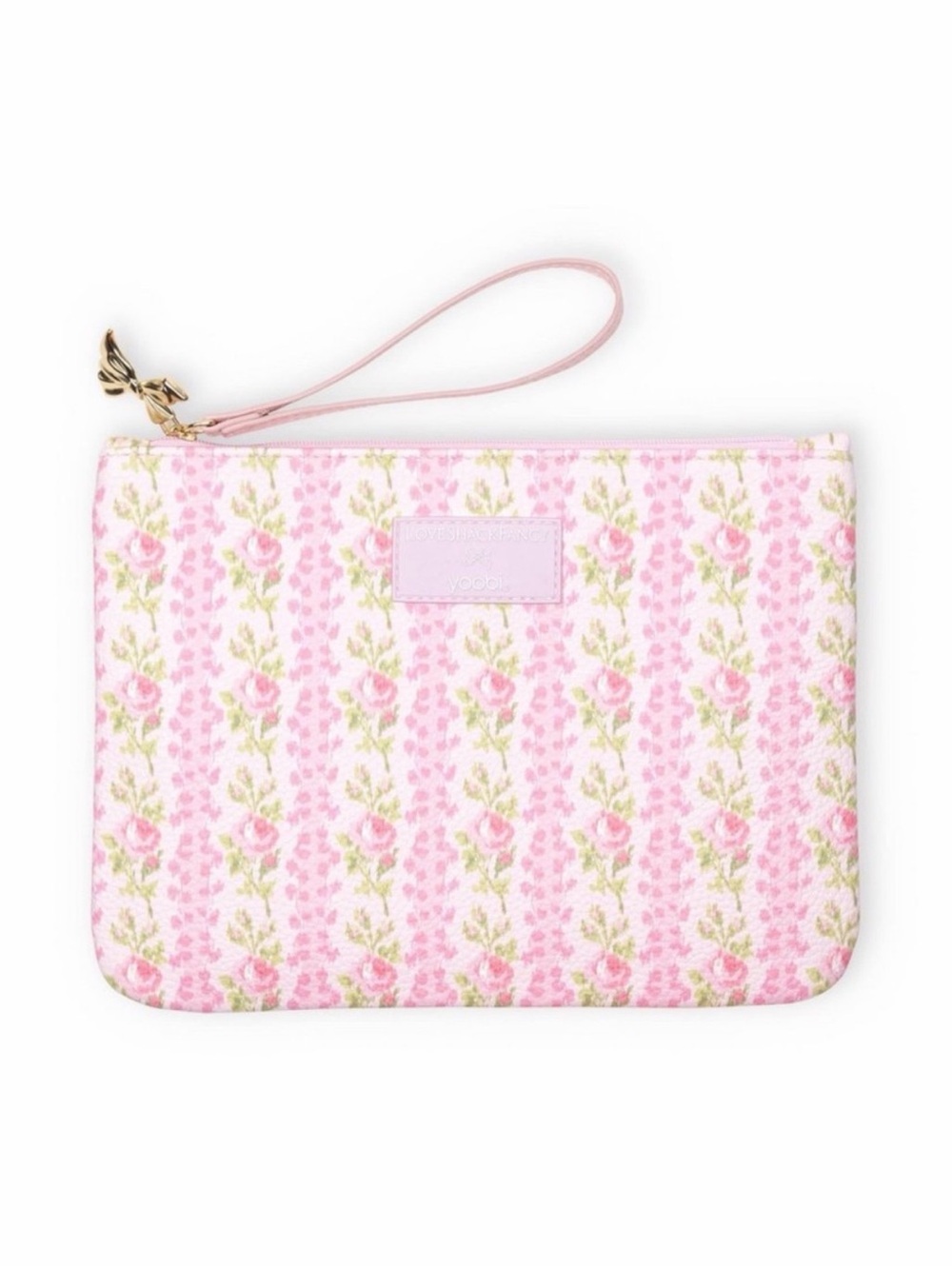 LoveShackFancy x Yoobi Accessory pouch with Gold Hardware - Picture 2 of 3